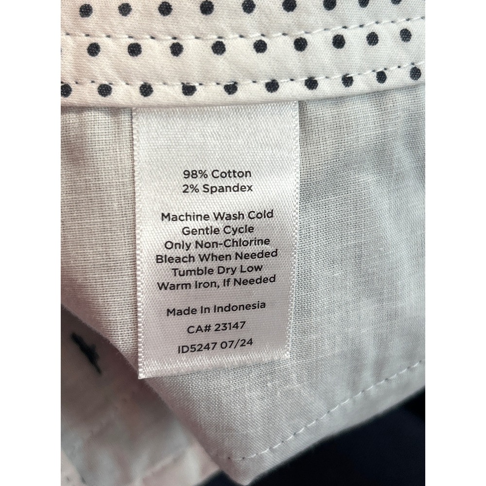 Talbots Perfect Short Womens 6 Navy Blue Cotton Stretch 6" Bermuda NWT - Picture 6 of 8